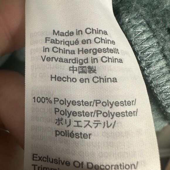 J. Crew Mercantile Womens Pullover Sweater 1/4 Zip Large Blue Sweatshirt Quarter - Picture 4 of 5